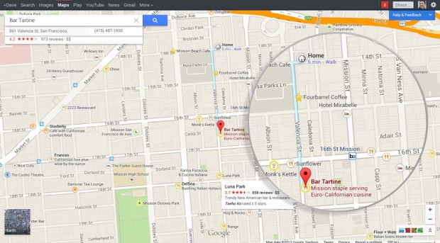 Neues Google Maps (Bild: Google)